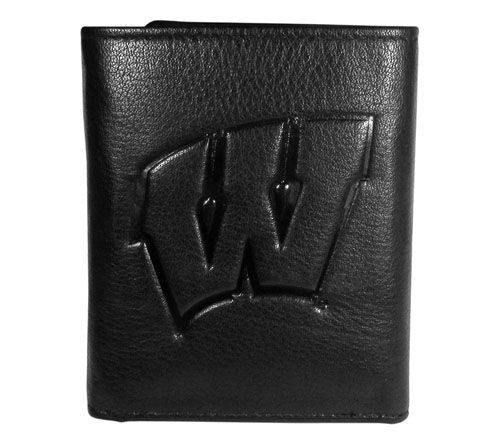 Siskiyou Sports College Embossed Leather Tri-fold Wallet — View 19