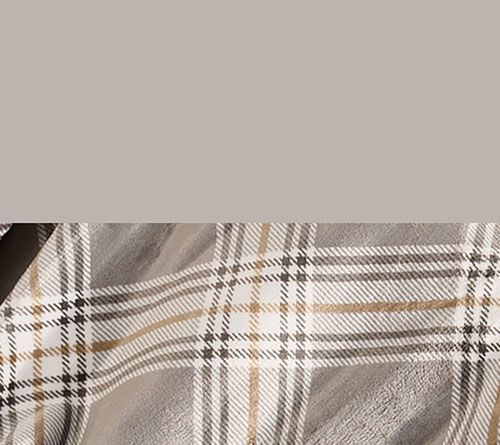Home Reflections 60x 80" Plush Throw with Sherpa Bag — View 10