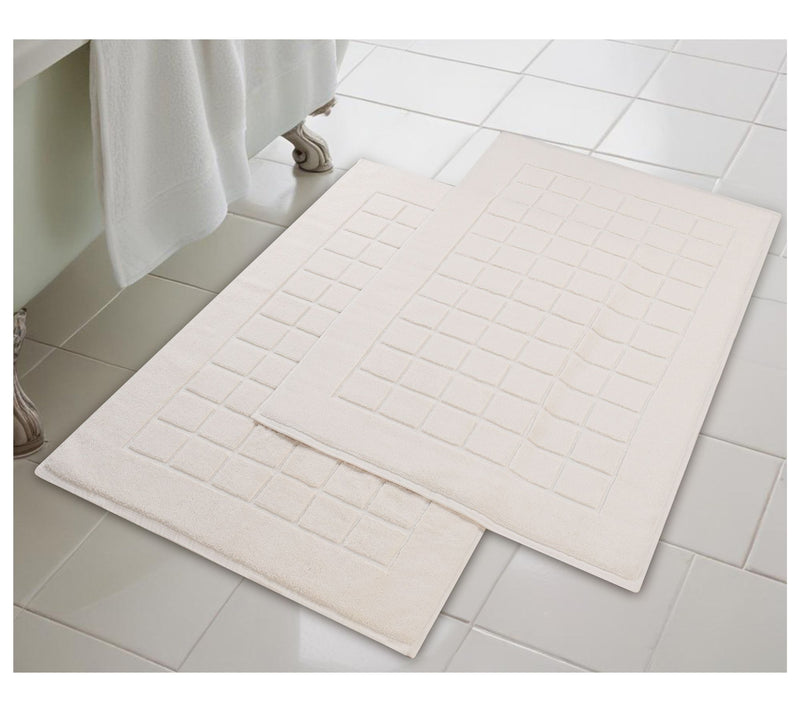 Superior 2 Piece Nora Cotton Absorbent Geometric Bathmats Set — View 29