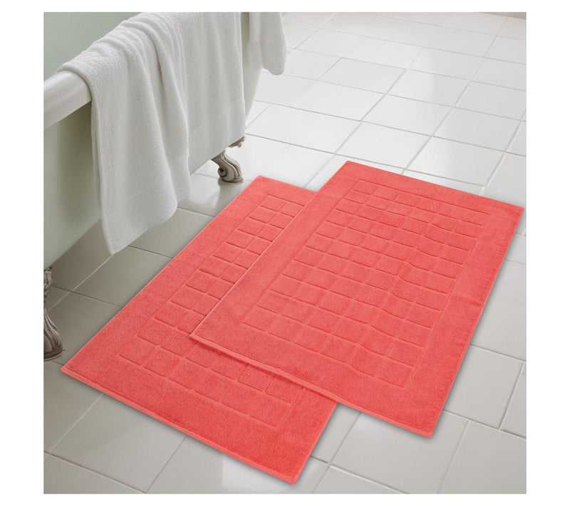Superior 2 Piece Nora Cotton Absorbent Geometric Bathmats Set — View 30