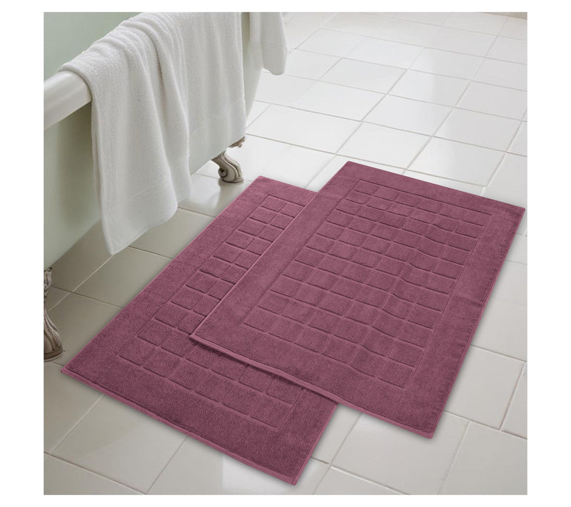 Superior 2 Piece Nora Cotton Absorbent Geometric Bathmats Set — View 34