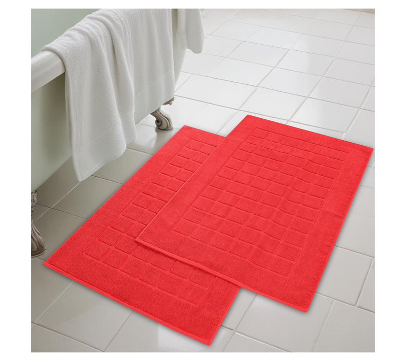 Superior 2 Piece Nora Cotton Absorbent Geometric Bathmats Set — View 35