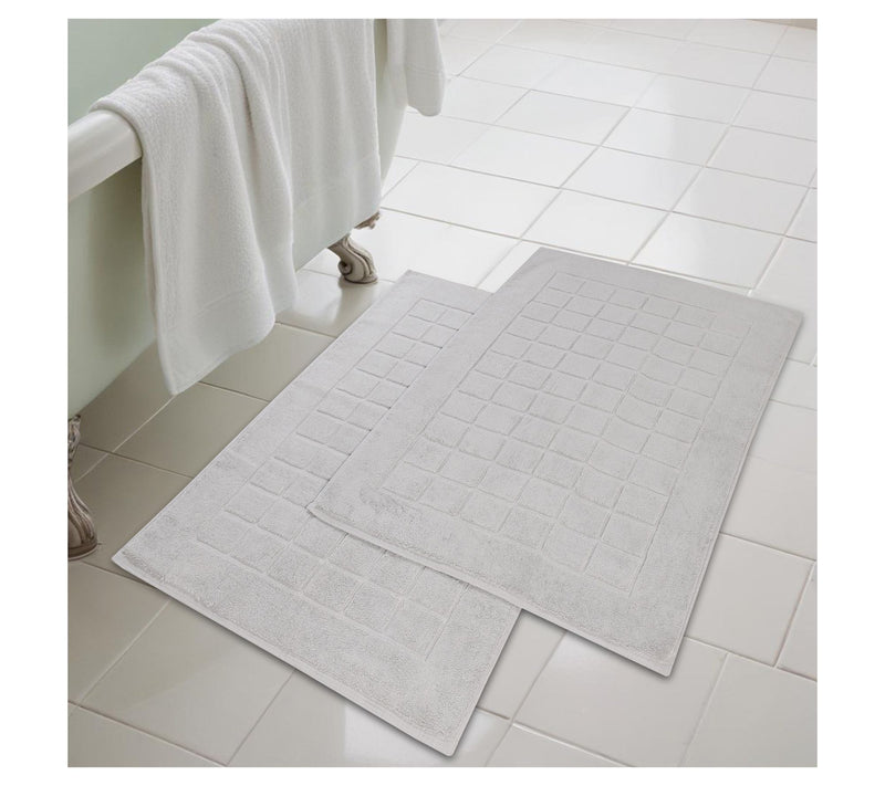 Superior 2 Piece Nora Cotton Absorbent Geometric Bathmats Set — View 37
