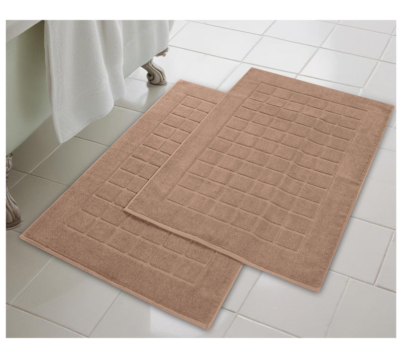 Superior 2 Piece Nora Cotton Absorbent Geometric Bathmats Set — View 38