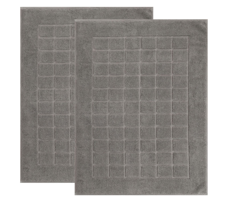 Superior 2 Piece Nora Cotton Absorbent Geometric Bathmats Set — View 2