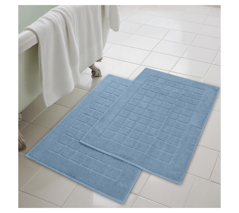 Superior 2 Piece Nora Cotton Absorbent Geometric Bathmats Set — View 48