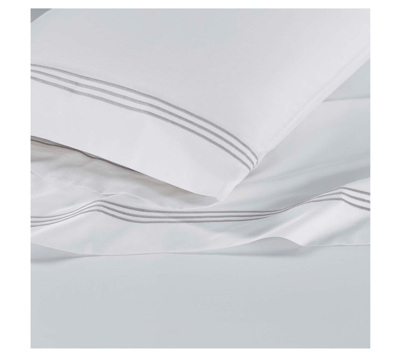 Superior Brandon Cotton Embroidered Bed Sheet Set-Cal/K — View 6