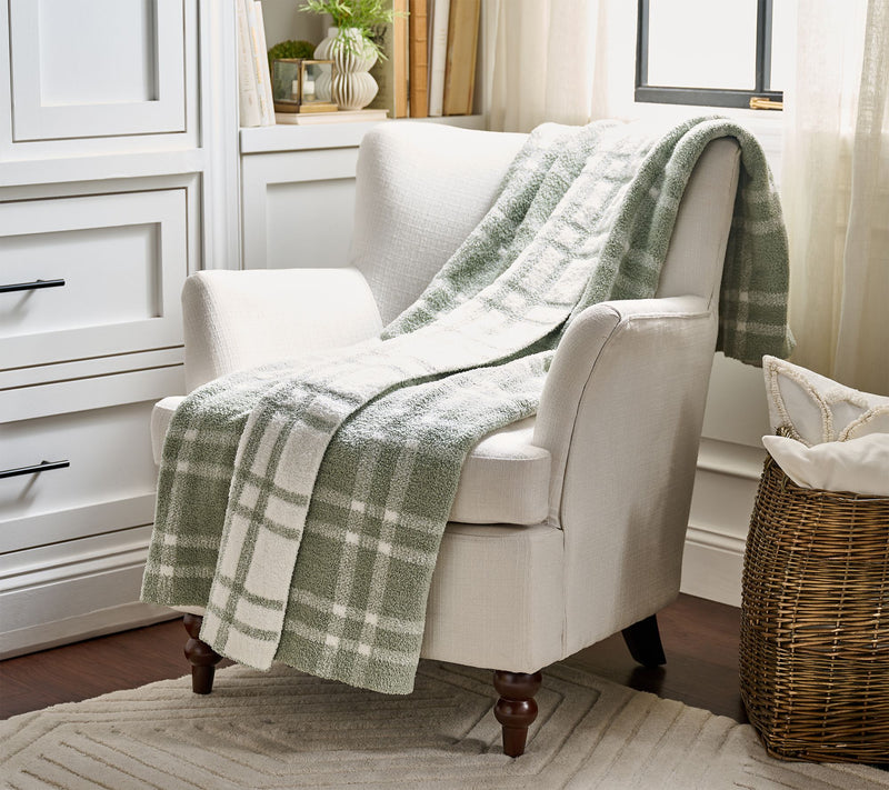 Home Reflections Reversible Cozy Knit 60x70 Plaid Throw — View 10