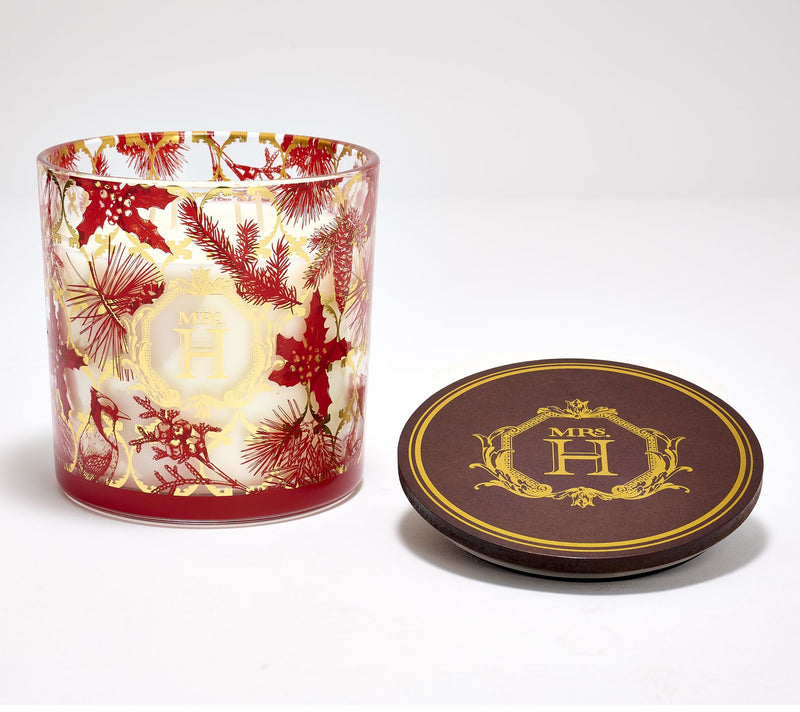 Mrs. H by Dee Hilfiger 22-oz Spiked Eggnog Creme Glass Candle — Main view