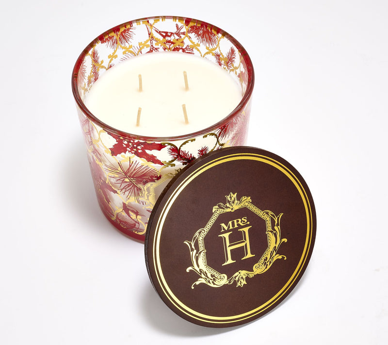 Mrs. H by Dee Hilfiger 22-oz Spiked Eggnog Creme Glass Candle — View 2