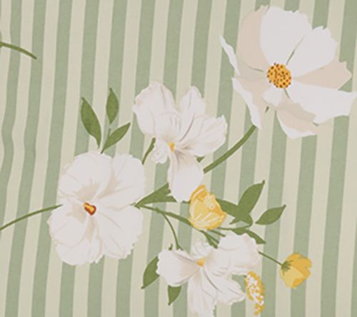 Home Reflections Floral Stripe Comforter & Sham Set- Queen — View 4