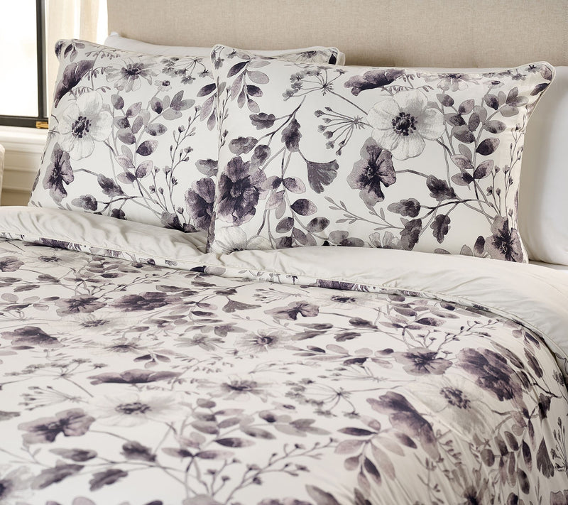 Northern Nights Painterly Floral Comforter & Sham Set- Queen — View 7