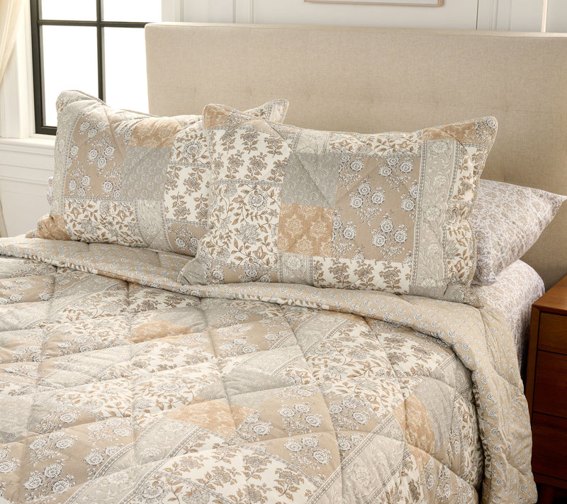 Home Reflections Patchwork Comforter & Sham Set- Queen — View 11