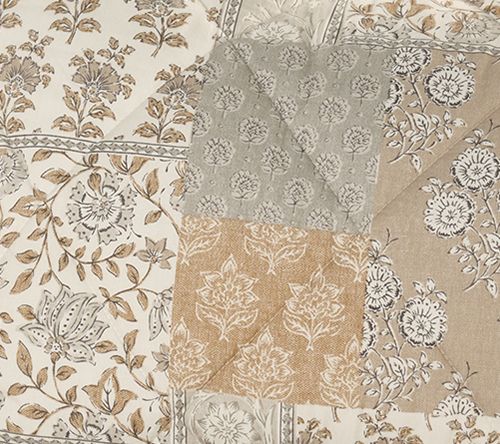 Home Reflections Patchwork Comforter & Sham Set- King — View 7
