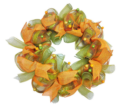 Temp-tations Harvest 20" Ribbon Wreath