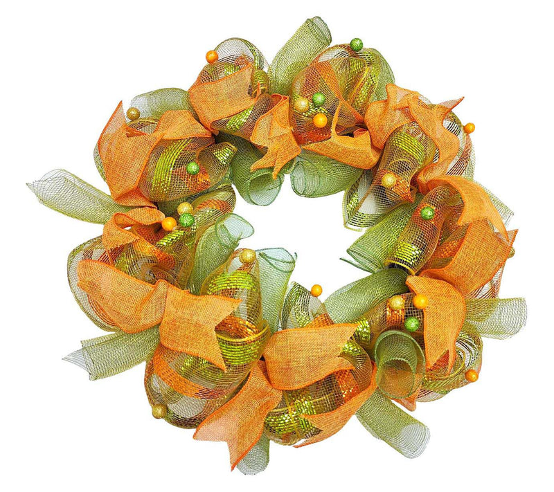 Temp-tations Harvest 20" Ribbon Wreath — Main view
