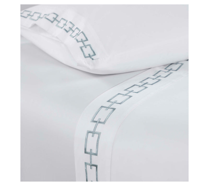 Superior Chain Links Cotton Embroidered Bed Sheet Set-Twin Xl — View 5