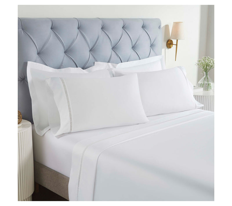 Superior Riverton Cotton Embroidered Sheet Set, Full — View 2