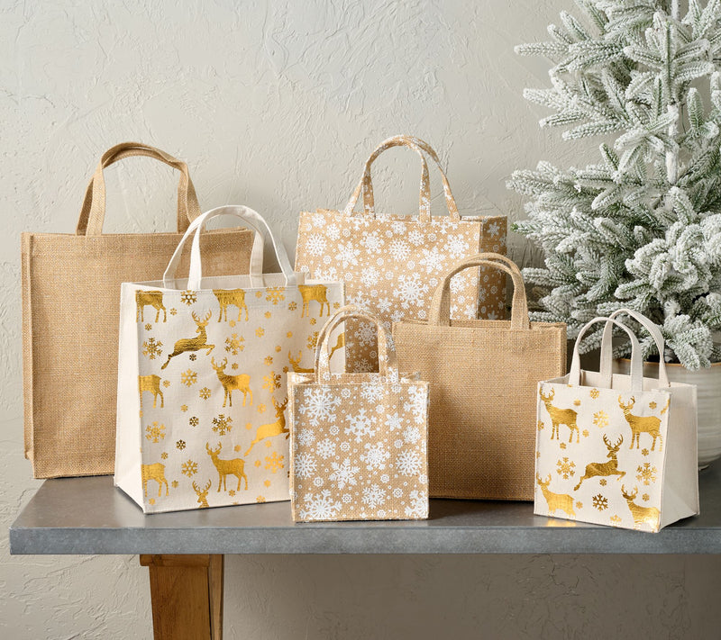Kringle Express 24-pc Reusable Gift Totes & Hang Tags — View 9