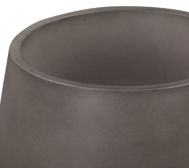 Armen Living Amethyst Medium Round Concrete Planter — View 9