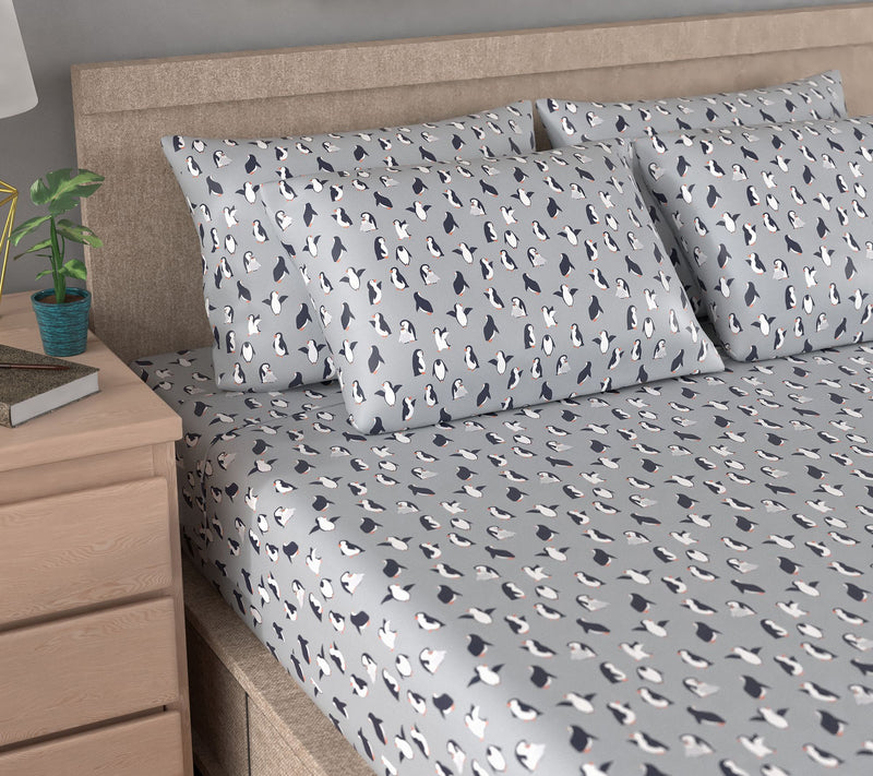 Home Reflections Double Brushed 6pc Holiday Sheets — View 22