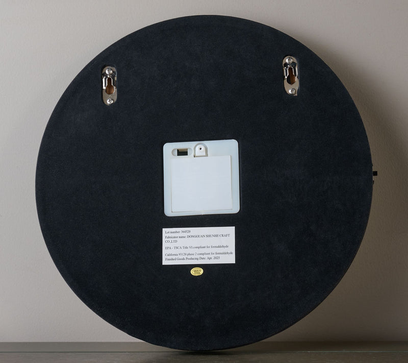 14" Illuminated Round Beveled Mirror by Valerie — View 4