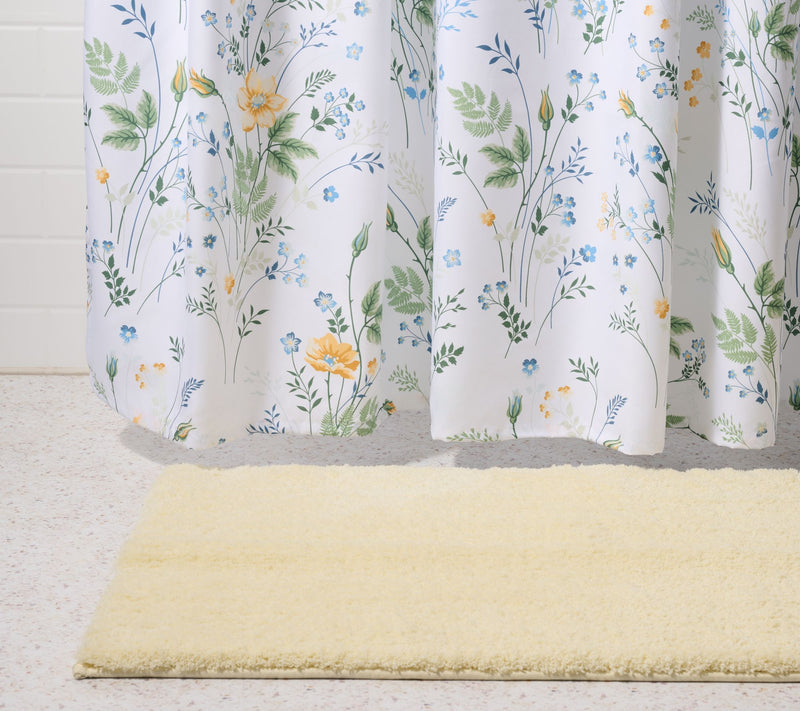 Home Reflections Shower Curtain, Liner, 12 Hooks & Bathmat — View 5