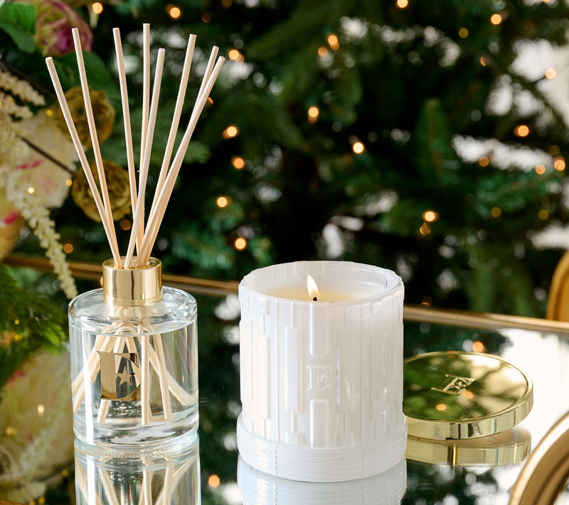 Elton John x Slatkin + Co. Woodside 8oz Candle & Reed Gift Set — View 9