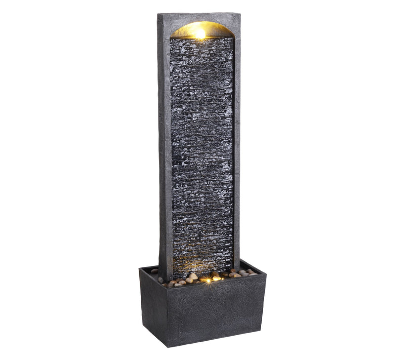 Teamson Home 38.5" Contemporary Outdoor LED Waterfall Fountain — View 12