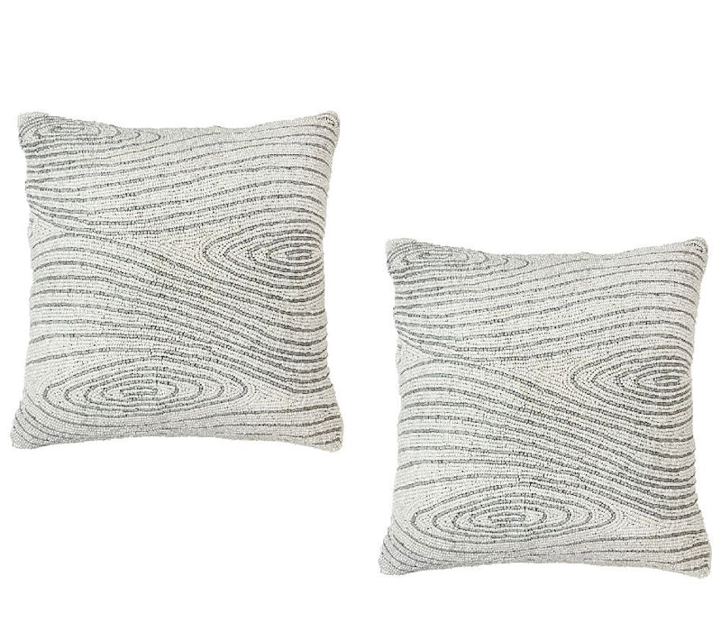 Temp-tations Harvest Set of (2) 14" Beaded Pillows — Main view