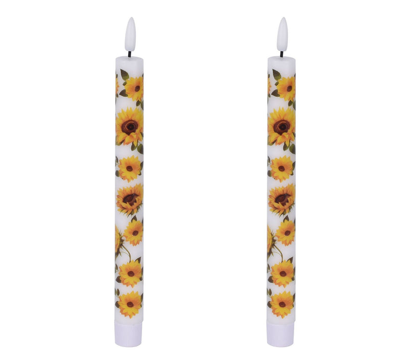 Temp-tations Set of 2 Flameless LED Taper Candles — Main view
