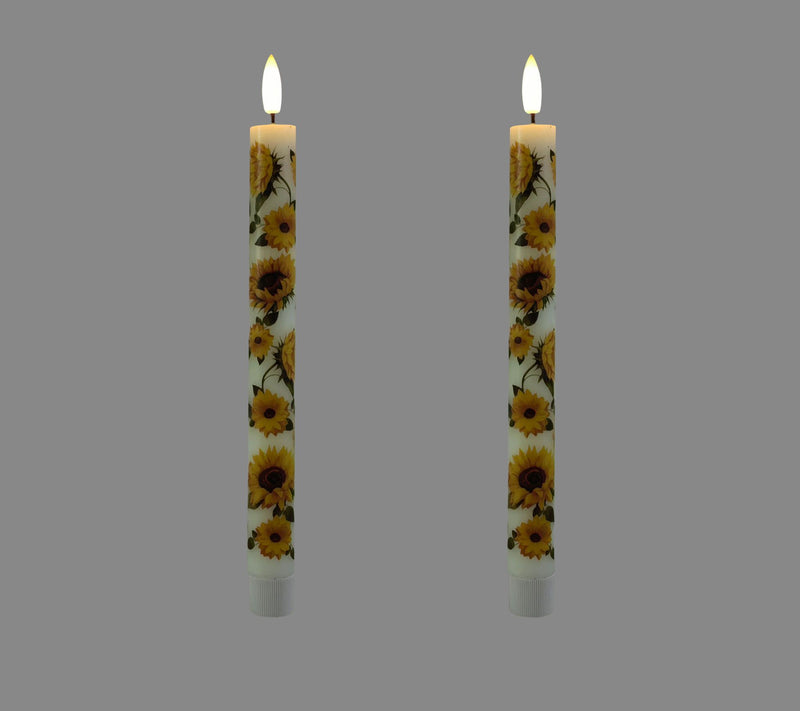 Temp-tations Set of 2 Flameless LED Taper Candles — View 2