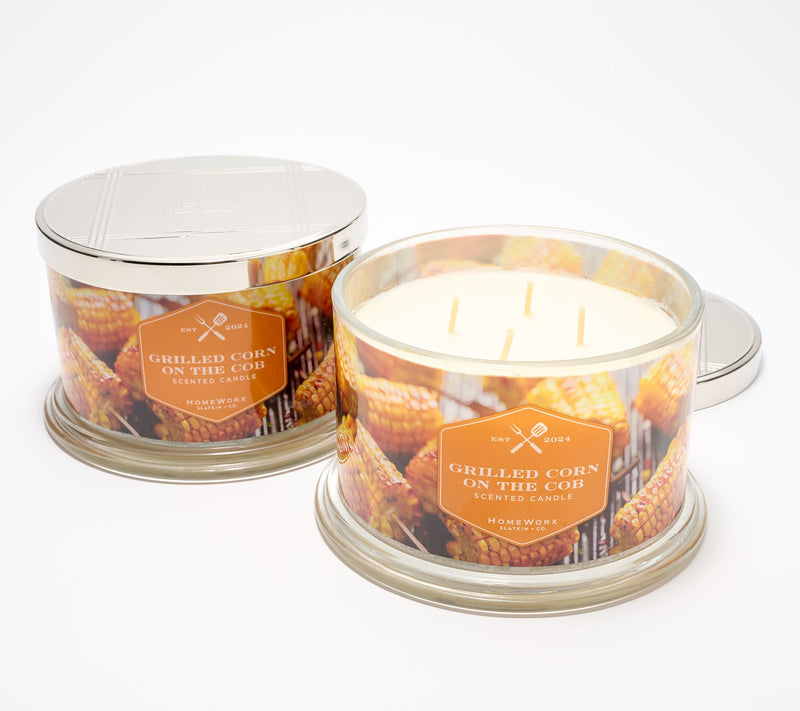 HomeWorx by Slatkin + Co. S/2 18-oz. Grilled Corn on the Cob — Main view