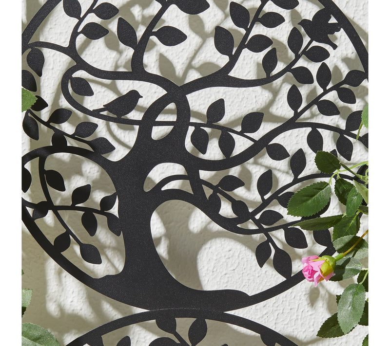 Glitzhome 48" Metal Tree of Life Garden TrellisYard Stakes — View 4