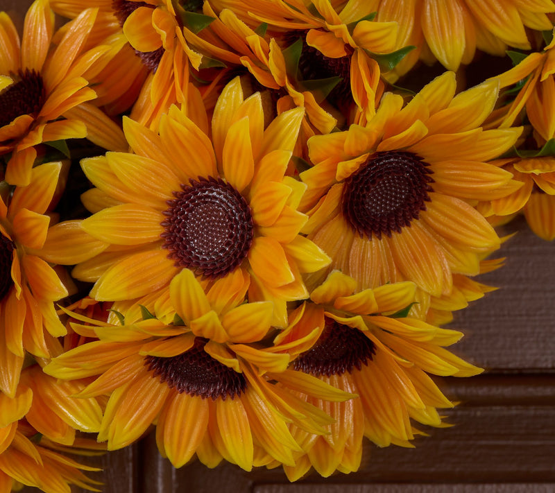 Wicker Park 24" Faux Floral Wreath — View 2