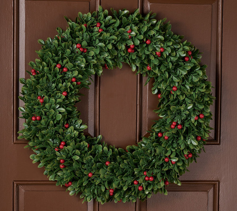 Wicker Park 24" Faux Floral Wreath — Main view