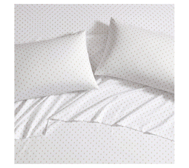 Laura Ashley Wood Violet Light Pink-Green Twinheet Set — View 4