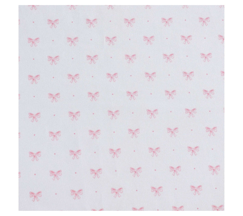 Laura Ashley Lovely Bows Pink Twin Sheet Set — View 7