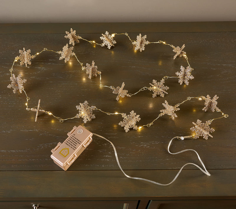 6' Snowflake Fairy Light Strand by Kim Gravel — View 2