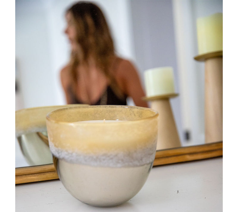 45oz Toasted Macaroon Candle with Gift Box by Lauren McBride — View 2