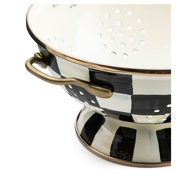 MacKenzie-Childs Courtly Check Large Colander — View 2