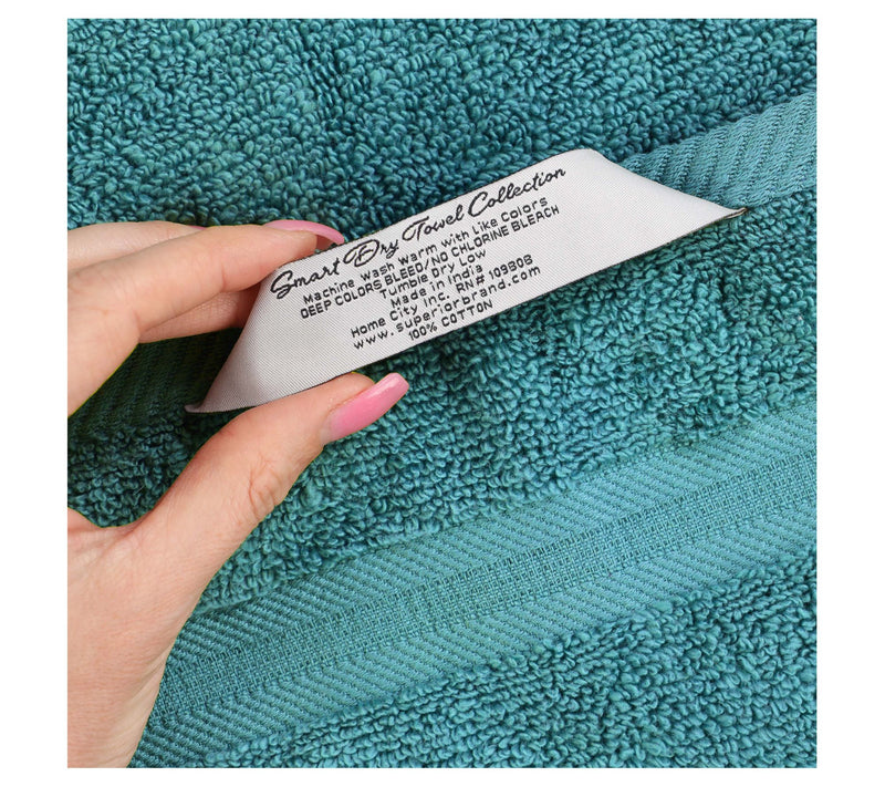 Superior 9-Piece Smart Dry Zero Twist Cotton Towel Set — View 15