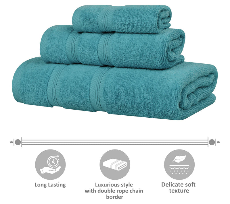 Superior 9-Piece Smart Dry Zero Twist Cotton Towel Set — View 12
