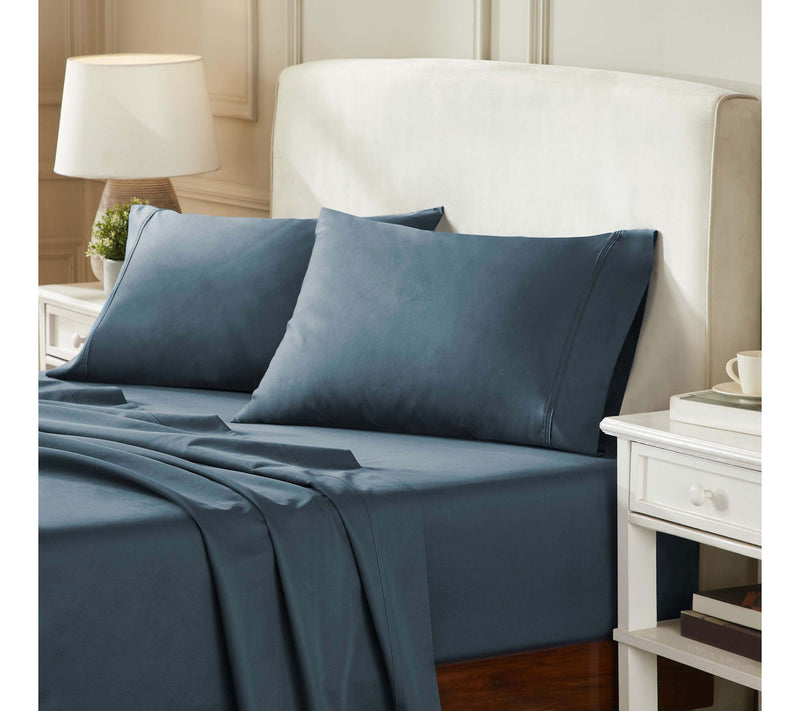 Superior Egyptian Cotton 850-TC Solid Bed SheetSet, Queen — View 14