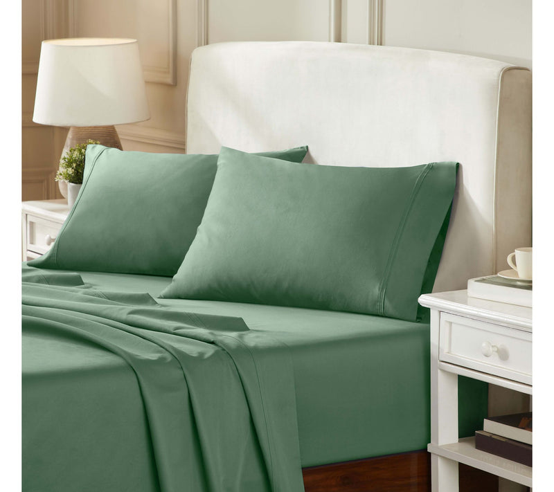 Superior Egyptian Cotton 850-TC Solid Bed SheetSet, Queen — View 16