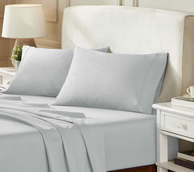 Superior Egyptian Cotton 850-TC Solid Bed SheetSet, Queen — View 19