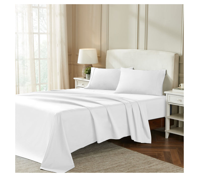 Superior Egyptian Cotton 850-TC Solid Bed SheetSet, Full — View 2