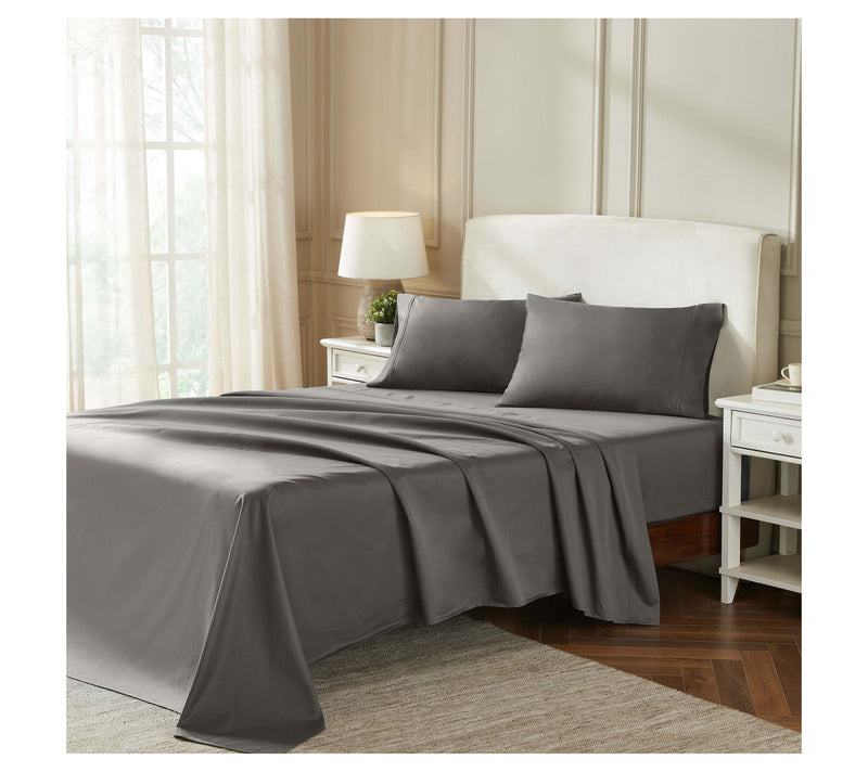 Superior Egyptian Cotton 850-TC Solid Bed SheetSet, Cal King — View 2