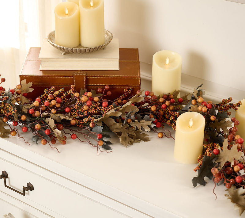 Home Reflections 4' Berry & Leaf Garland — Main view