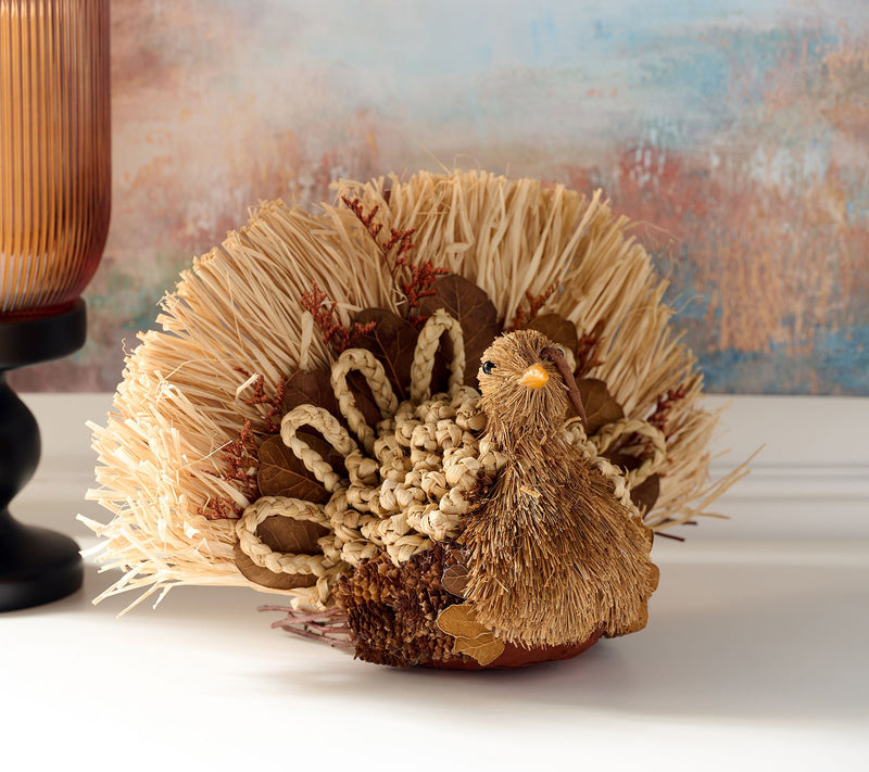 Home Reflections Tabletop Sisal Turkey Decor — Main view